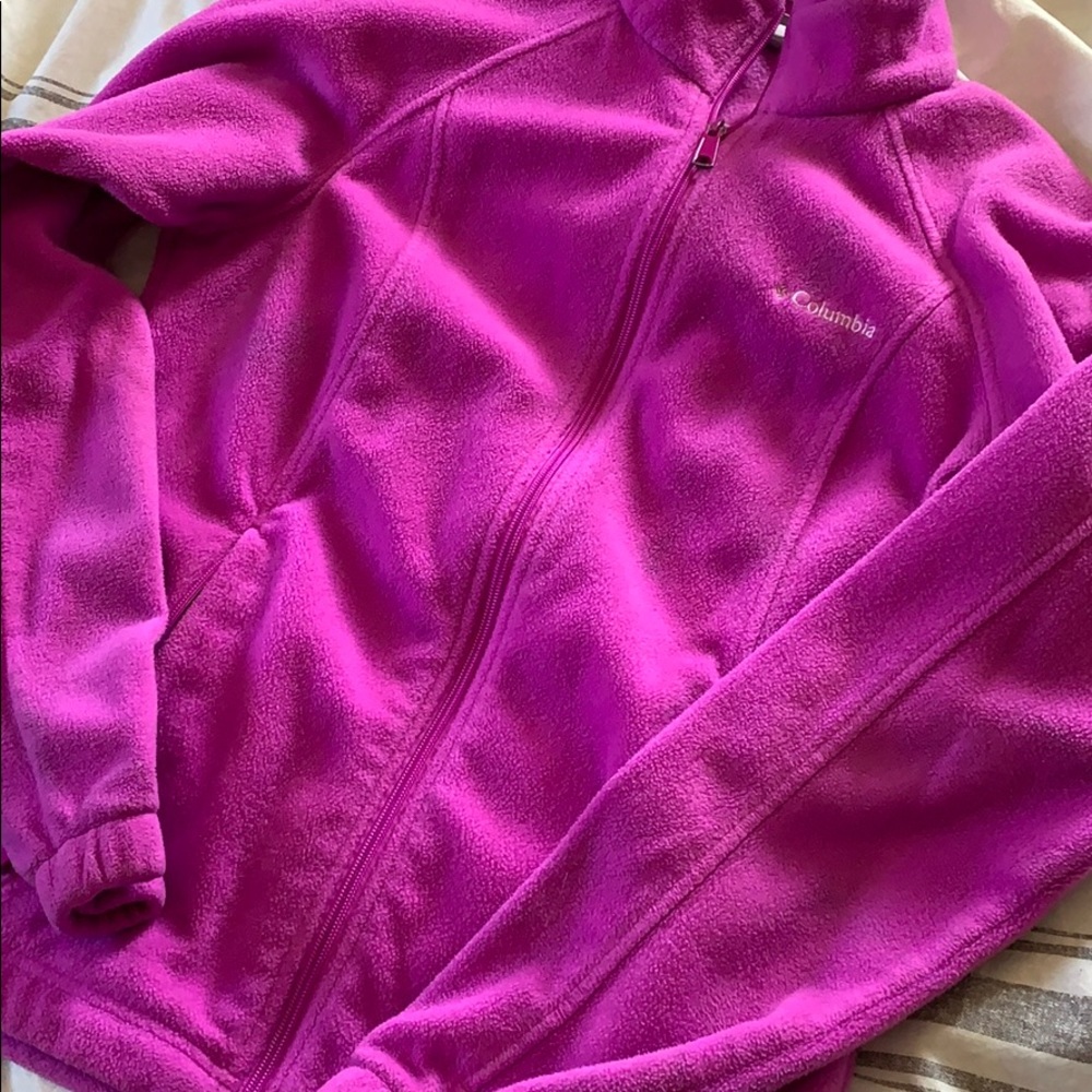 Columbia fleece zip up